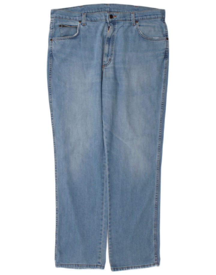 Мужские прямые джинсы Wrangler Texas Stretch W38 L32, синий хлопок