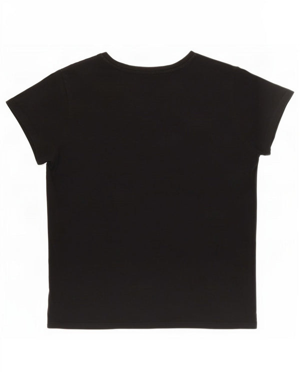 Женская футболка с рисунком Levi's Top UK 18 XL, черный хлопок