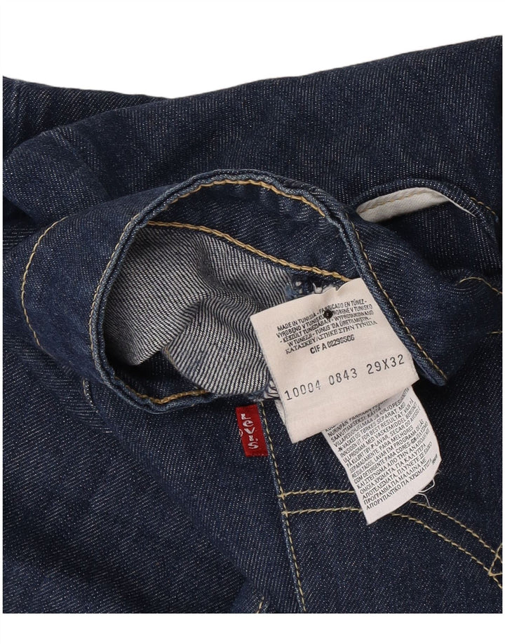 Мужские прямые джинсы Levi's W29 L32 темно-синие, хлопок