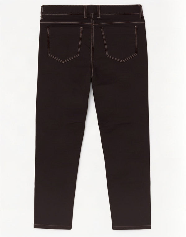 Женские укороченные джинсы Benetton IT 46 Large W34 L25, черный хлопок