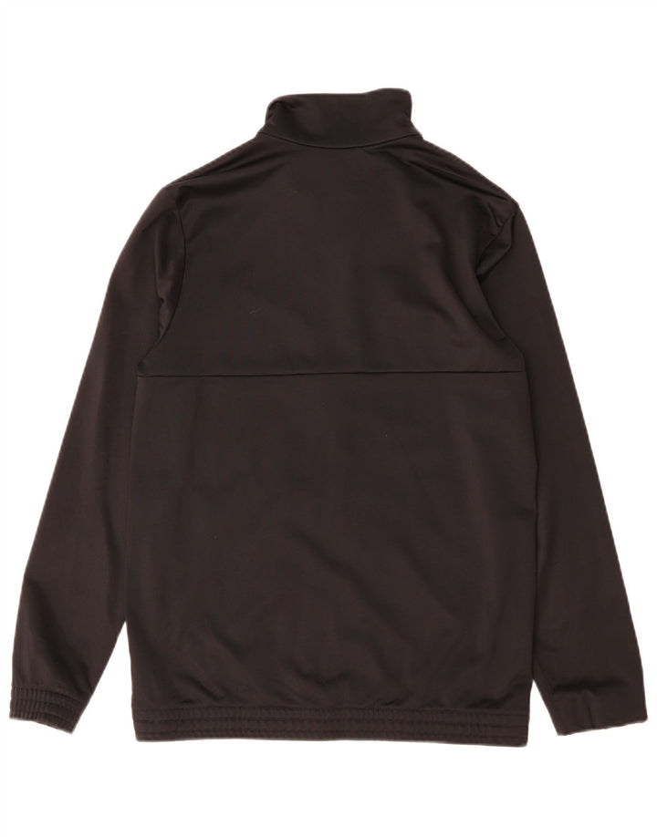 Спортивный костюм Adidas для мальчиков 14–15 лет, черный полиэстер с цветными блоками