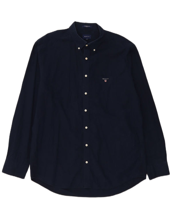 Мужская рубашка Gant Regular XL, темно-синяя, хлопок