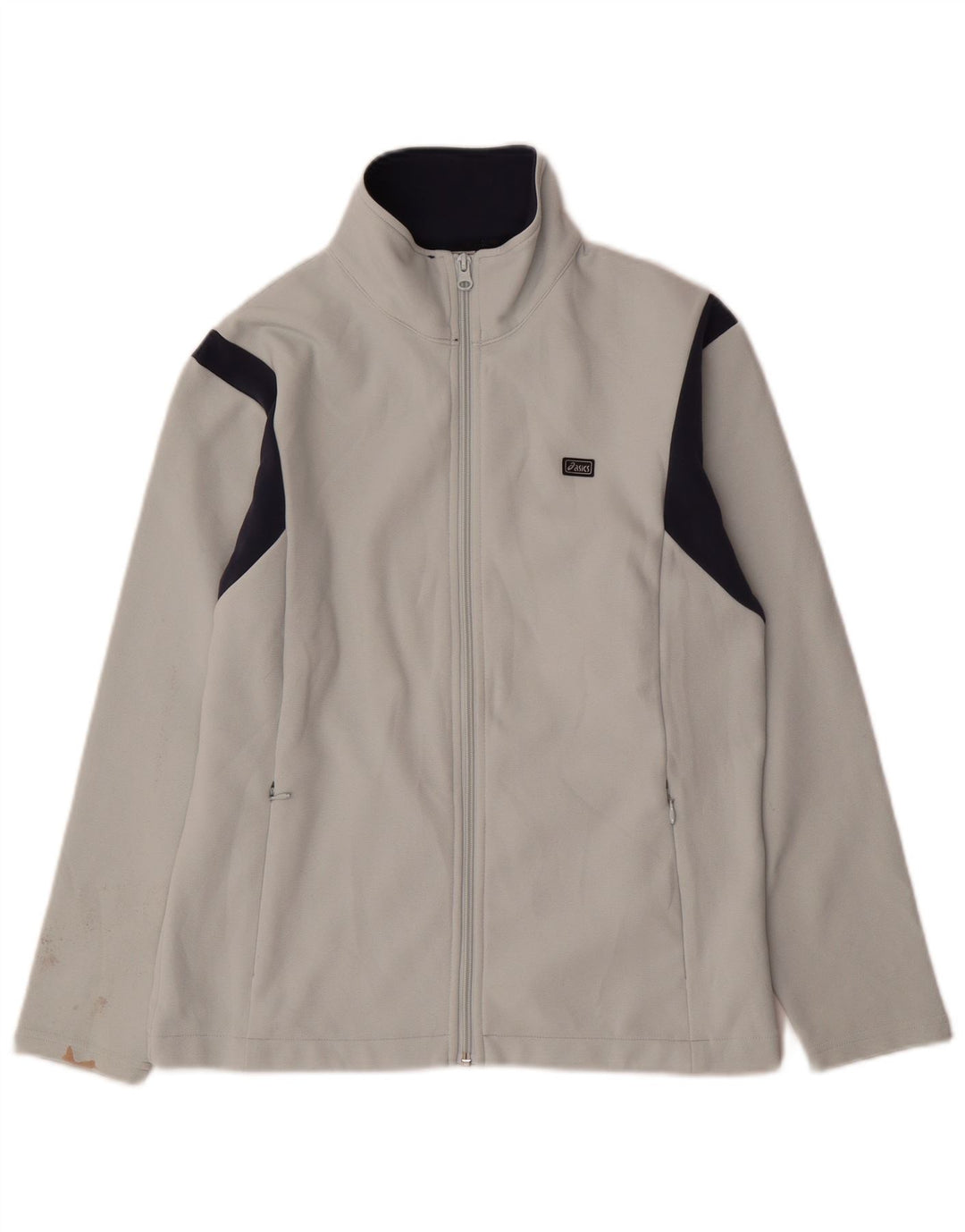 Женский спортивный костюм ASICS UK 14, средний белый полиэстер с цветными блоками