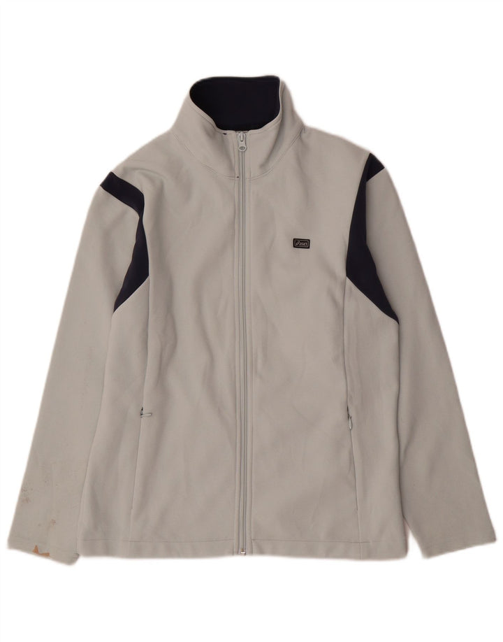 Женский спортивный костюм ASICS UK 14, средний белый полиэстер с цветными блоками