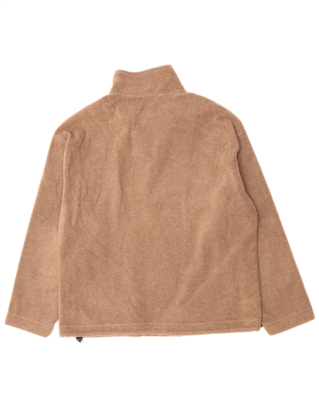 Женский флисовый джемпер Think Pink с воротником на молнии, Великобритания 14, средний коричневый полиэстер