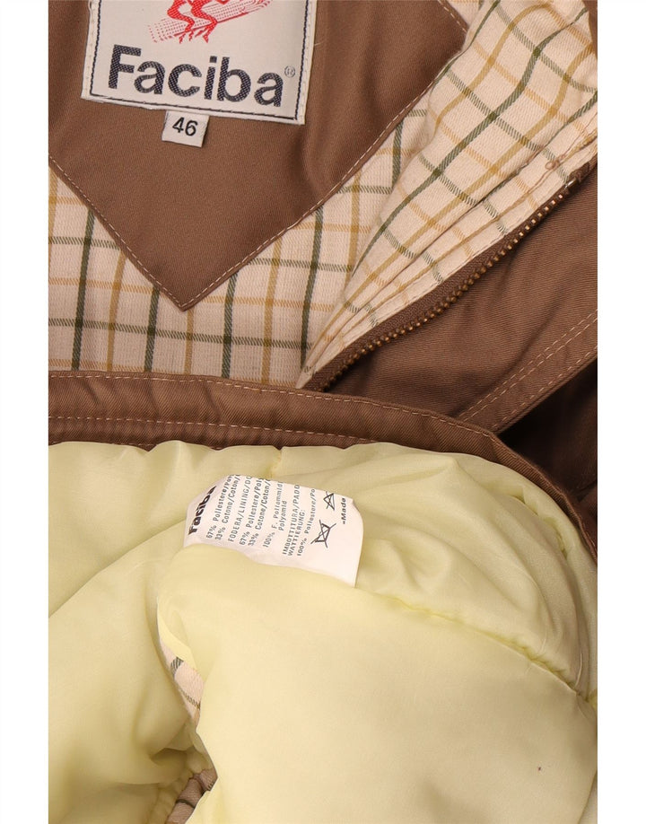 Мужская стеганая куртка Faciba UK 46 3XL Бежевый Полиамид