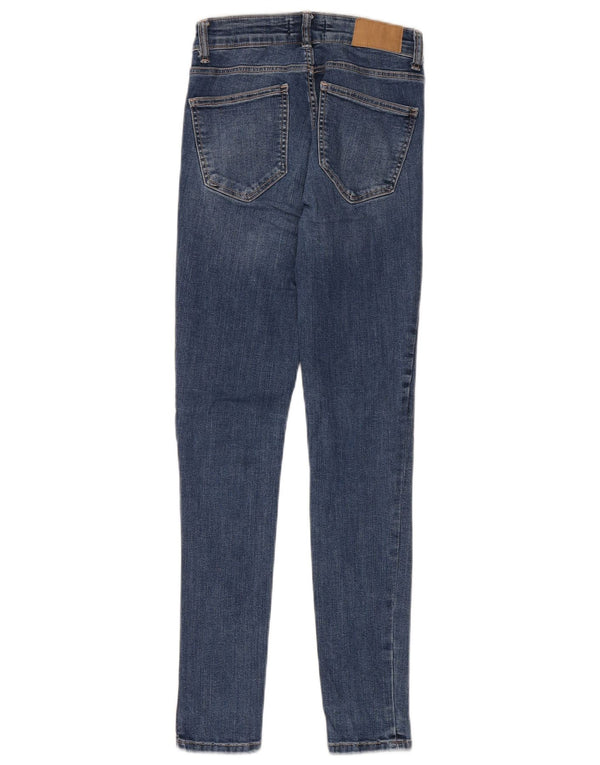 Женские джинсы скинни Zara EU 34 2XS W26 L29, синий хлопок