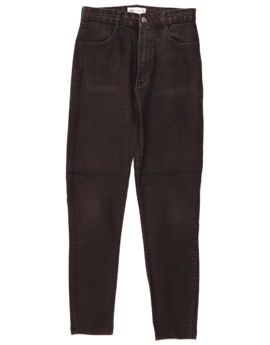 Женские зауженные джинсы Zara EU 38 Small W28 L26, черные