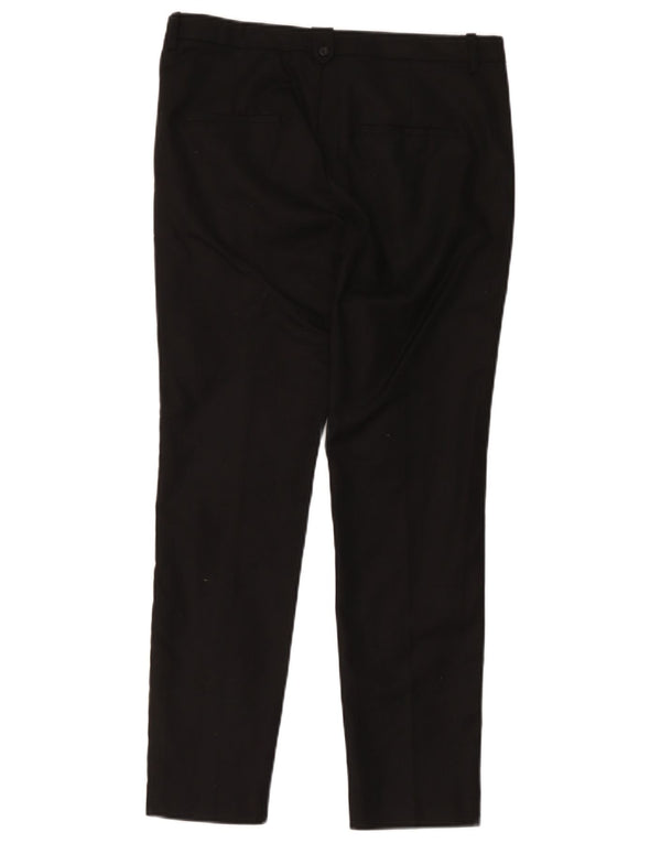 Женские узкие брюки-чиносы Zara EU 38, маленькие W28 L26, черные, хлопковые