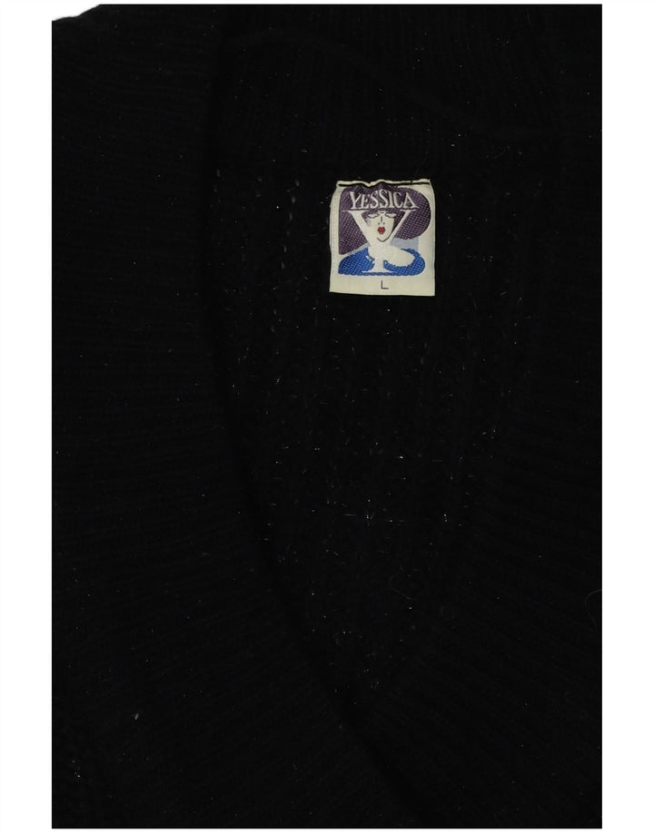 Женская майка YESSICA, майка UK 16, большая, черный акрил