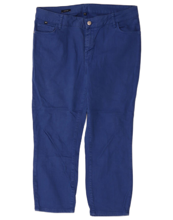Женские укороченные джинсы Crew Clothing UK 16, большие W34 L23, синий хлопок