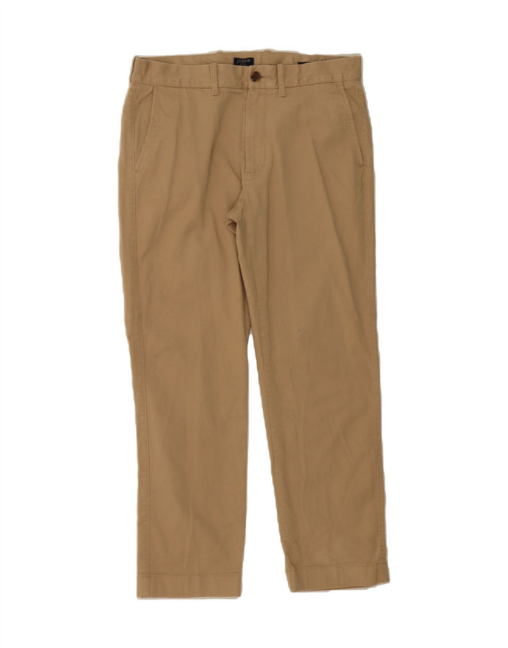 J. CREW Mens Flex Straight Chino Trousers W30 L27 Beige Vintage J. Crew and Second-Hand J. Crew from Messina Hembry 