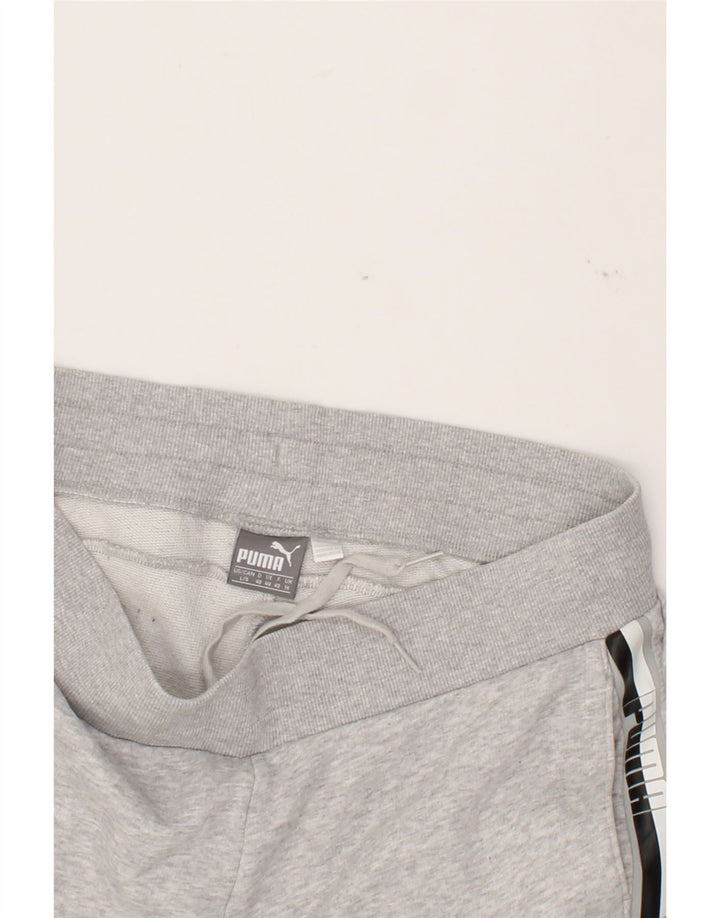 PUMA Womens Graphic Tracksuit Trousers UK 14 Large Grey Polyester Vintage Puma and Second-Hand Puma from Messina Hembry 