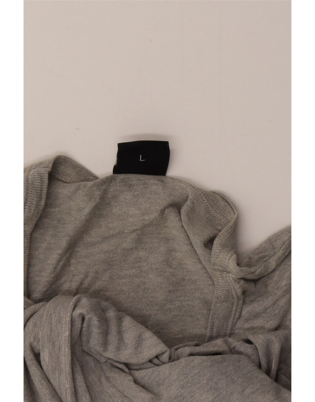 Женская футболка HUGO BOSS Top UK 16, большой серый хлопок