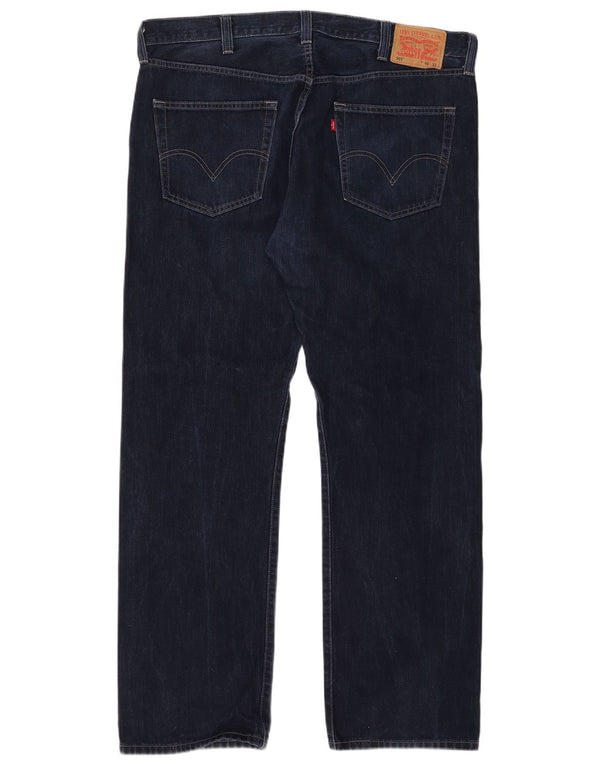 Мужские прямые джинсы Levi's 501 W40 L32 темно-синие, хлопок