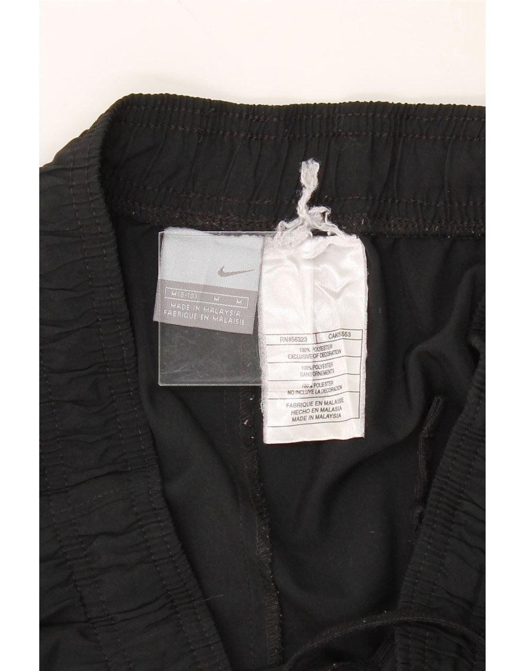 NIKE Womens Tracksuit Trousers US 8/10 Medium  Black Polyester Vintage Nike and Second-Hand Nike from Messina Hembry 