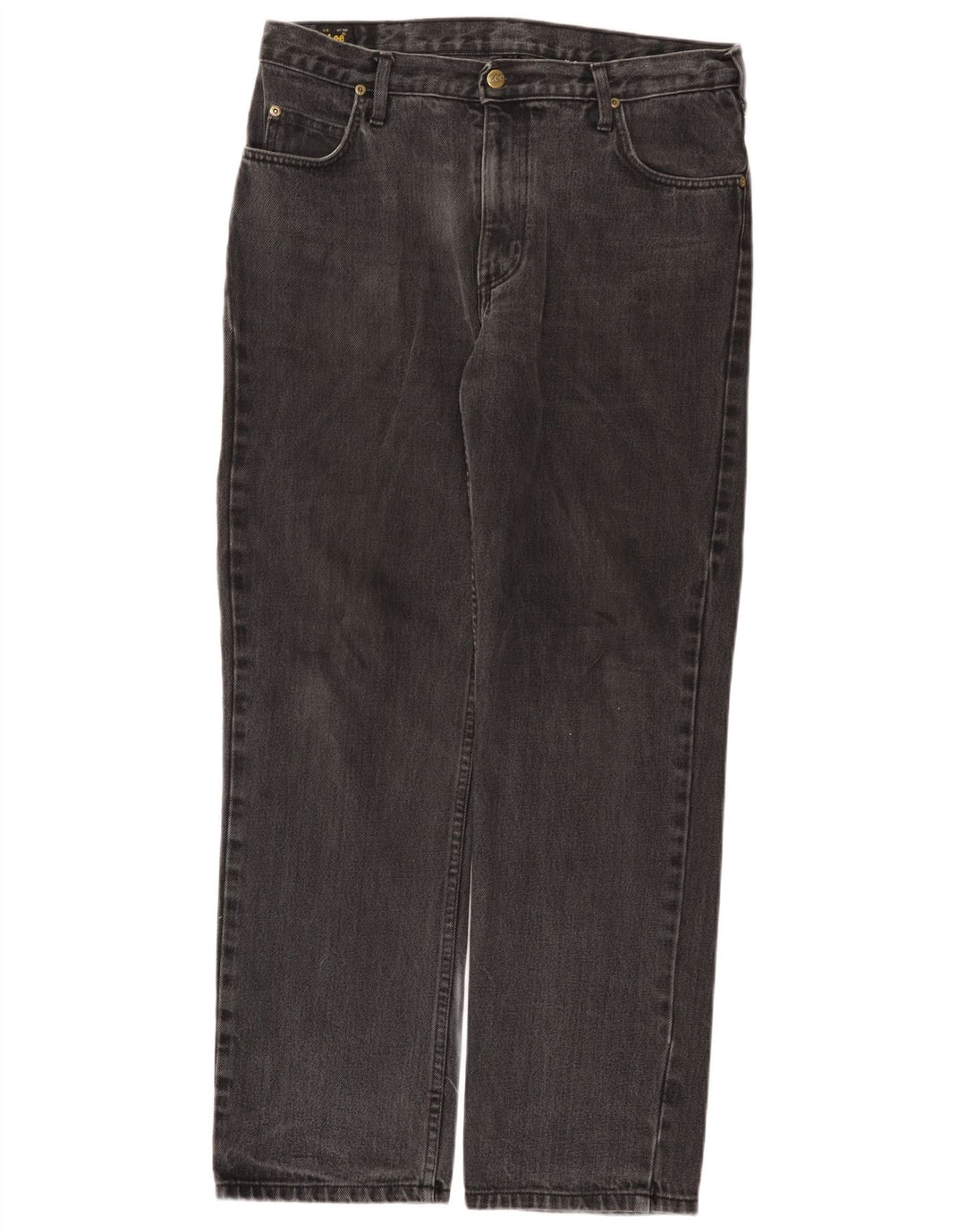 Мужские прямые джинсы Lee Brooklyn W34 L30, серый хлопок