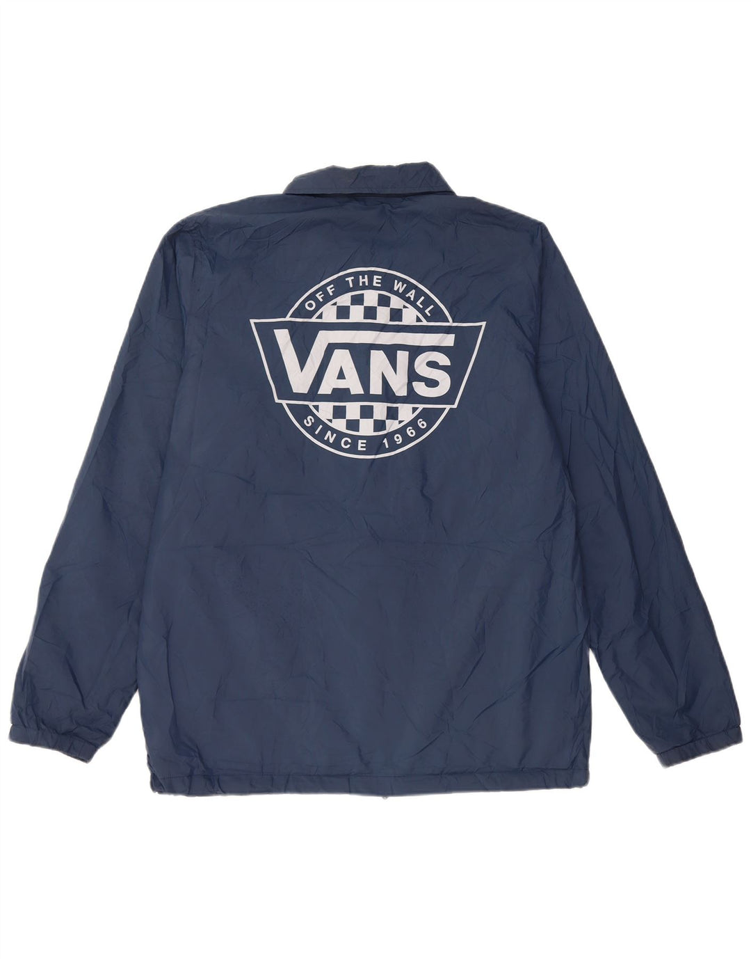 Мужская куртка-бомбер с графическим рисунком Vans UK 38, средний темно-синий полиэстер