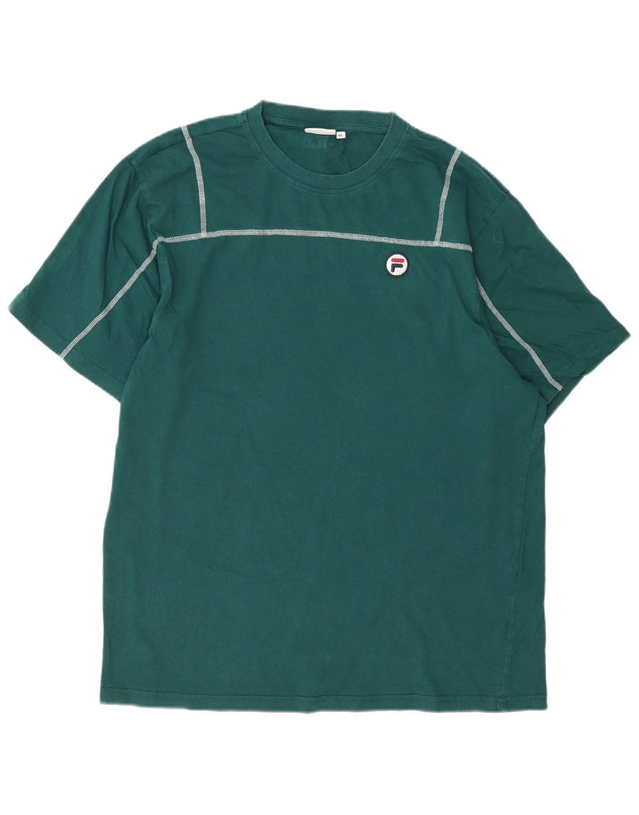 Мужская футболка Fila Top XL, зеленый хлопок