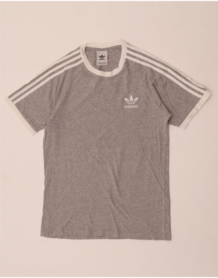 Мужская футболка Adidas Top Small Grey в крапинку
