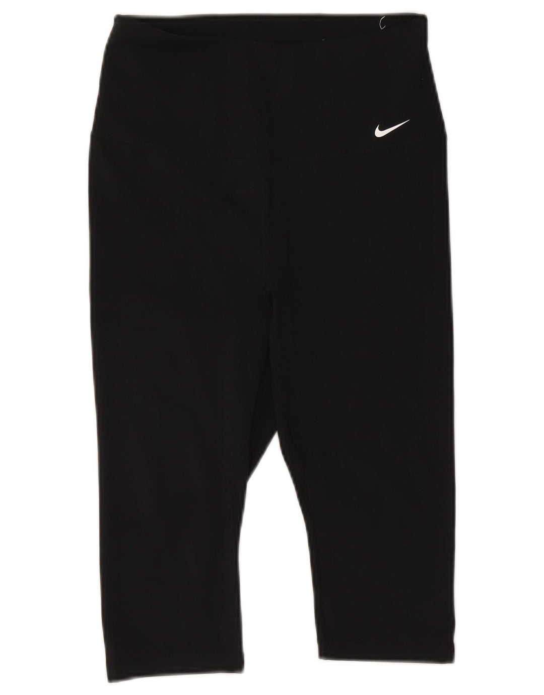 Женские леггинсы-капри Nike Dri Fit UK 12, средний черный, полиэстер