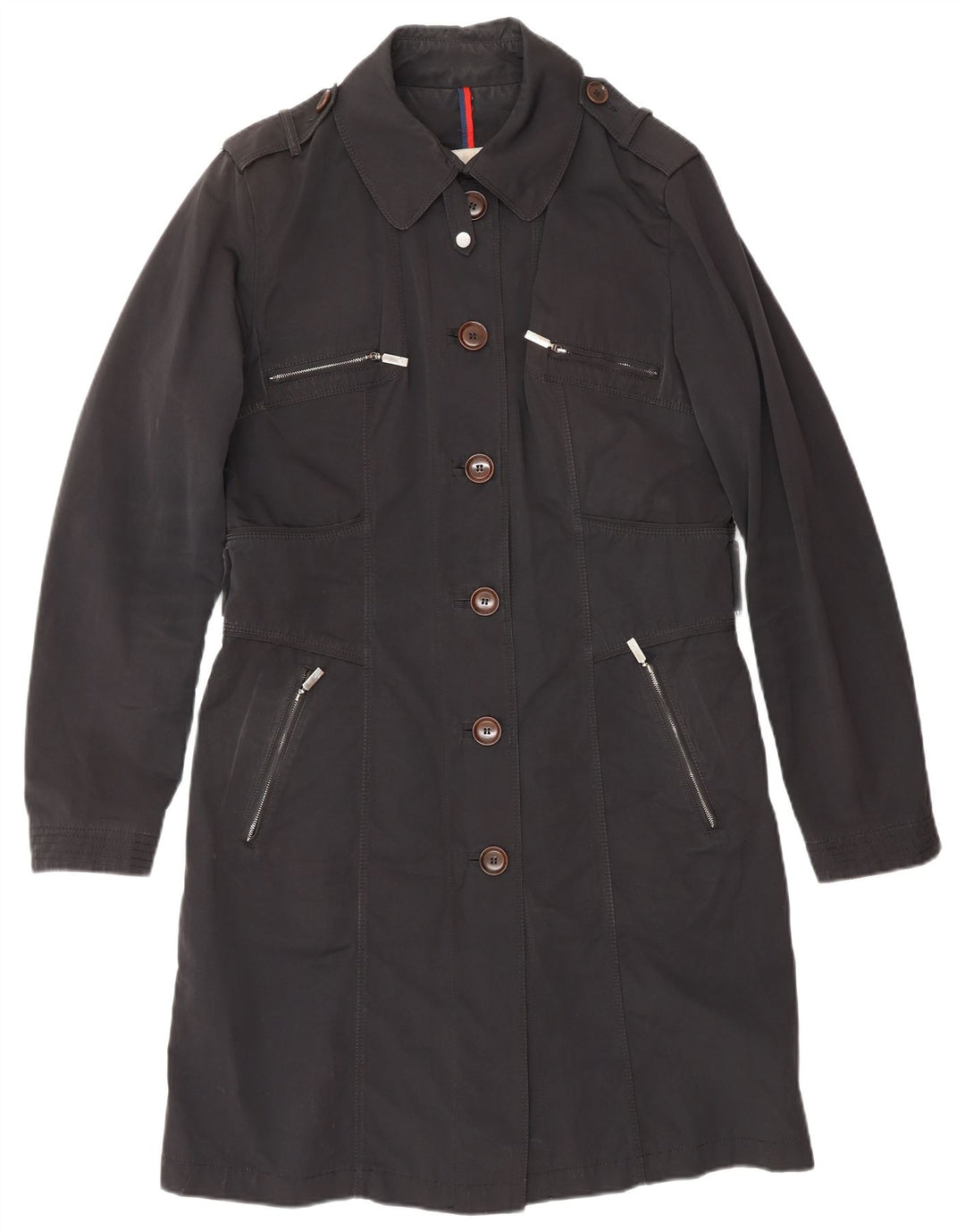 MONCLER Женское пальто, размер 4 XL, черный полиэстер, классика