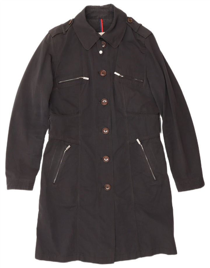 MONCLER Женское пальто, размер 4 XL, черный полиэстер, классика