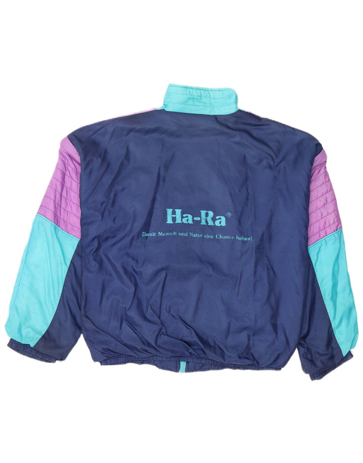 ВИНТАЖНЫЙ Мужской спортивный костюм с графическим рисунком, верхняя куртка, средний разноцветный цветной блок