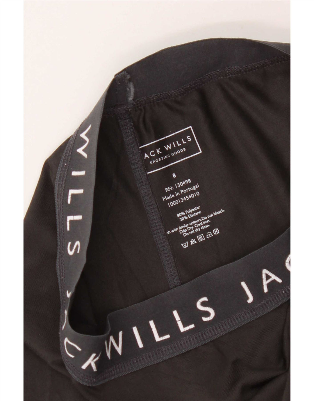 Женские леггинсы с рисунком Jack Wills UK 8, маленькие черные из полиэстера