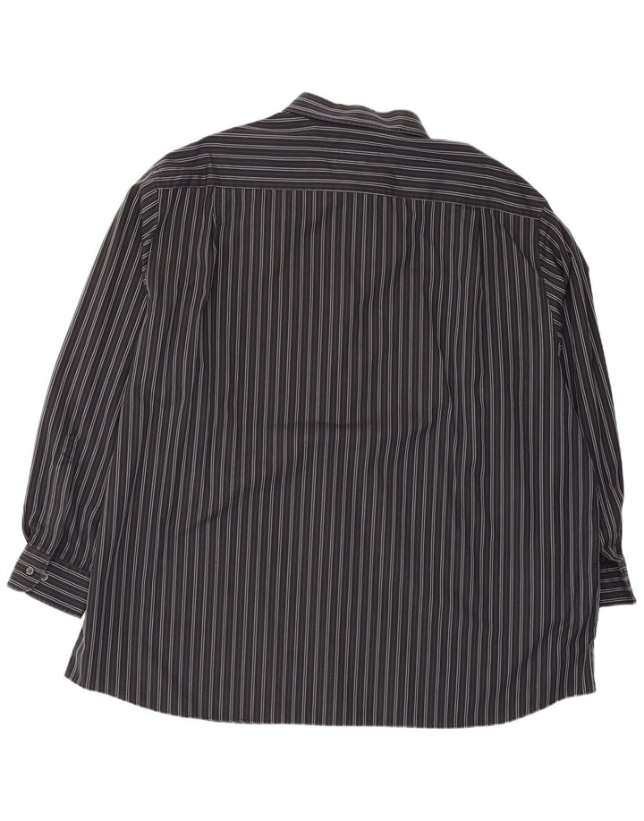 Мужская рубашка Walbusch 3XL из хлопка в черную полоску