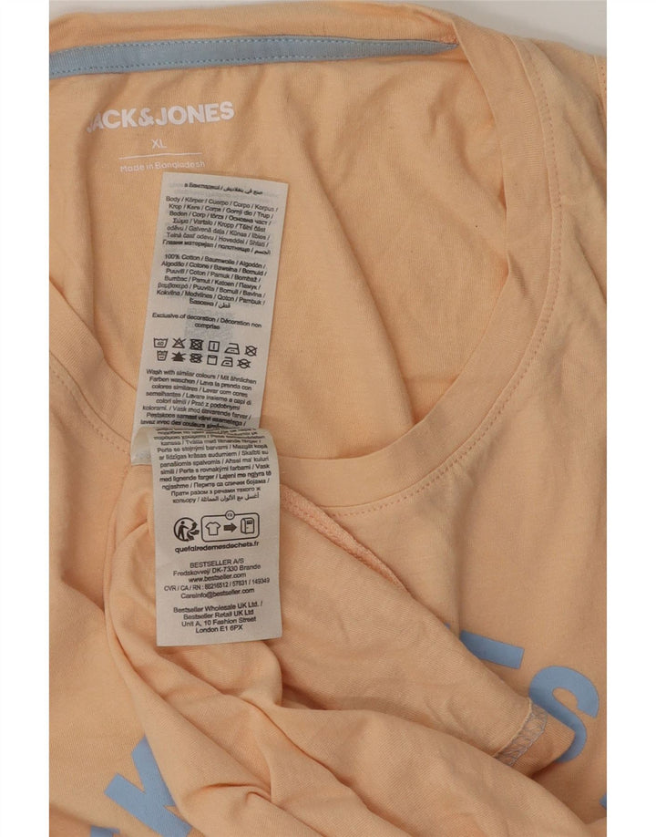Мужской жилет с рисунком Jack & Jones XL, бежевый, хлопок