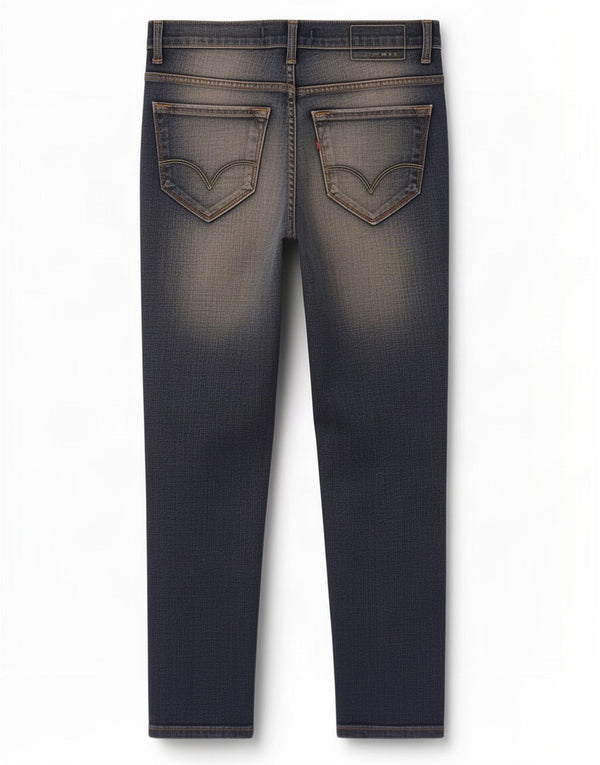 Levi's Womens 519 Distressed Slim Jeans W28 L28 Blue