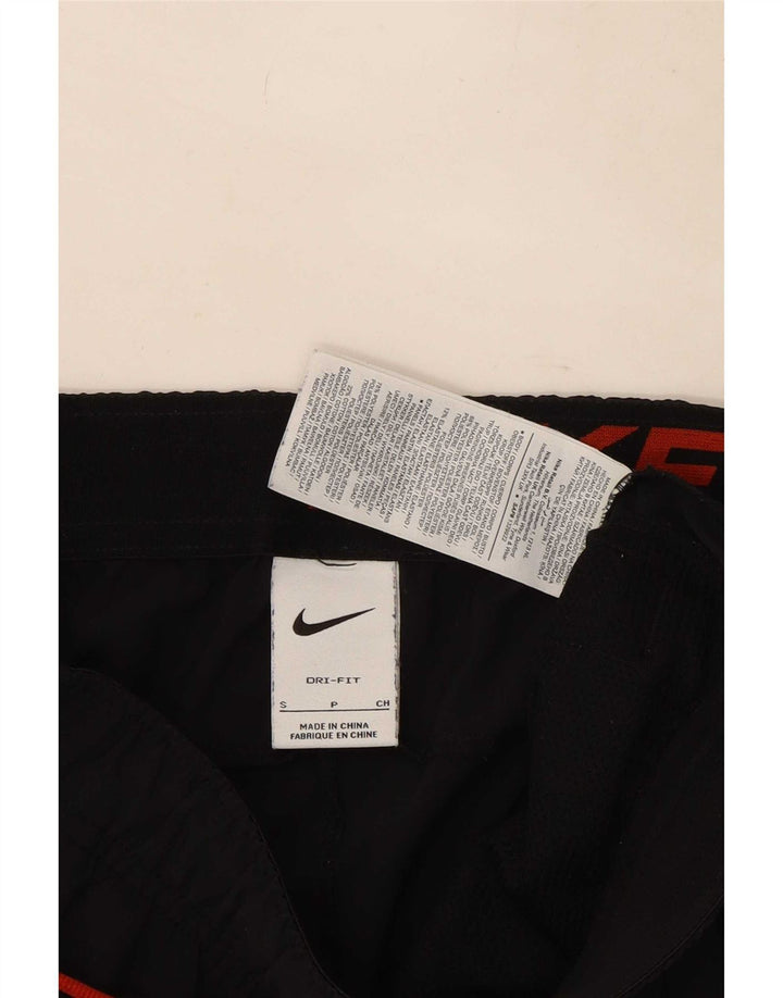 Мужские спортивные штаны Nike Dri Fit с графическим принтом, брюки для бега, маленький черный полиэстер