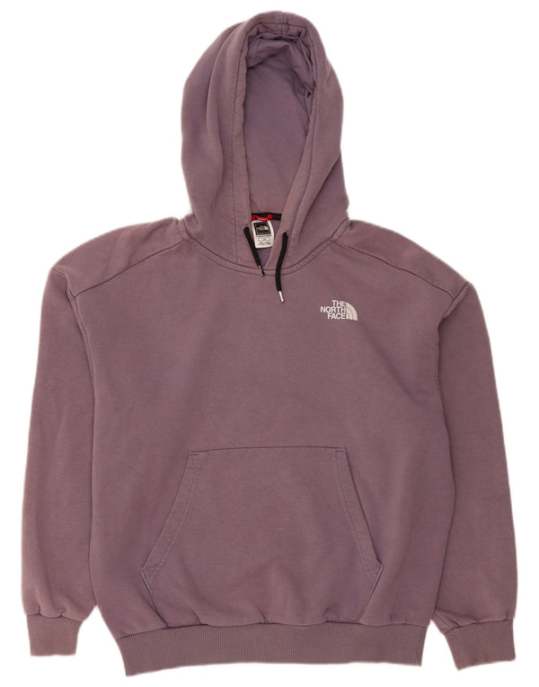Женский джемпер с капюшоном с рисунком The North Face, размер UK 16, большой фиолетовый, хлопок
