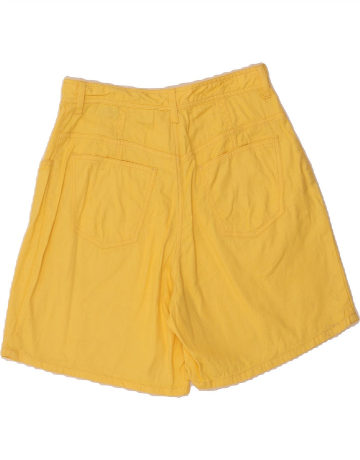 HENNES Womens Casual Shorts IT 40 Small W28  Yellow Vintage Hennes and Second-Hand Hennes from Messina Hembry 