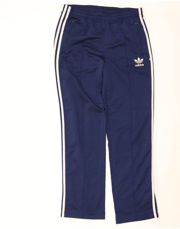 Мужские спортивные брюки Adidas UK 36/38, маленькие, темно-синие, полиэстер