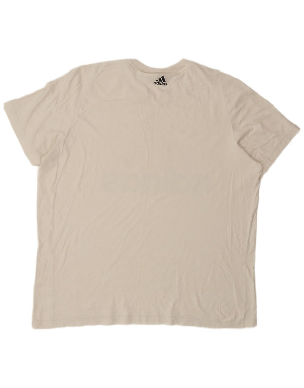 Мужская футболка с рисунком Adidas Top 2XL Off White