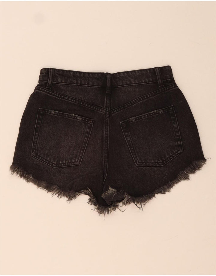 Женские джинсовые шорты ZARA EU 34 2XS W24, черные