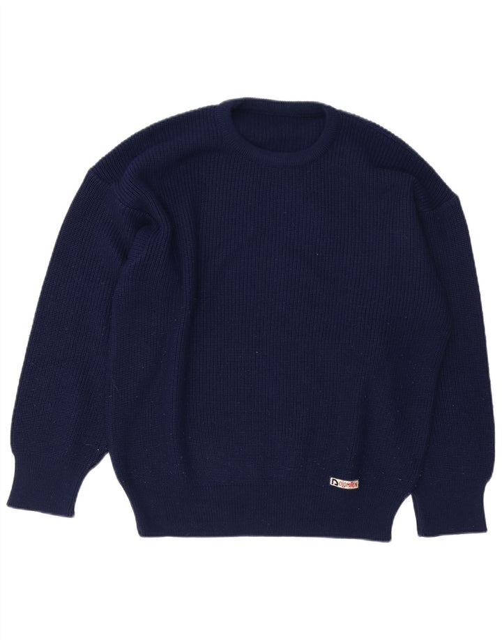 Мужской свитер Dolomiten с круглым вырезом IT 48 Medium Navy Blue