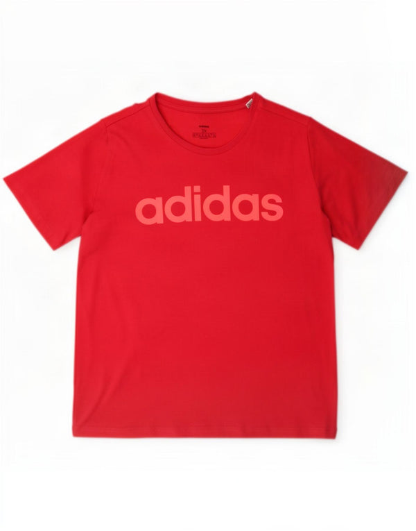 Женская футболка с рисунком Adidas Top UK 28/30 3XL Розовый