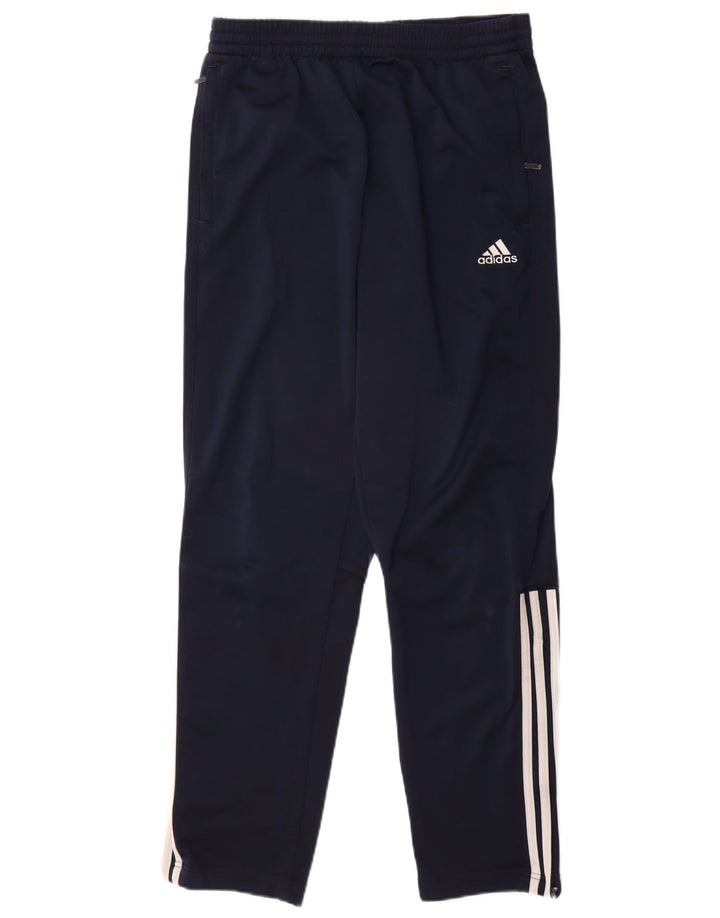 Мужские спортивные брюки Adidas, большие темно-синие, полиэстер