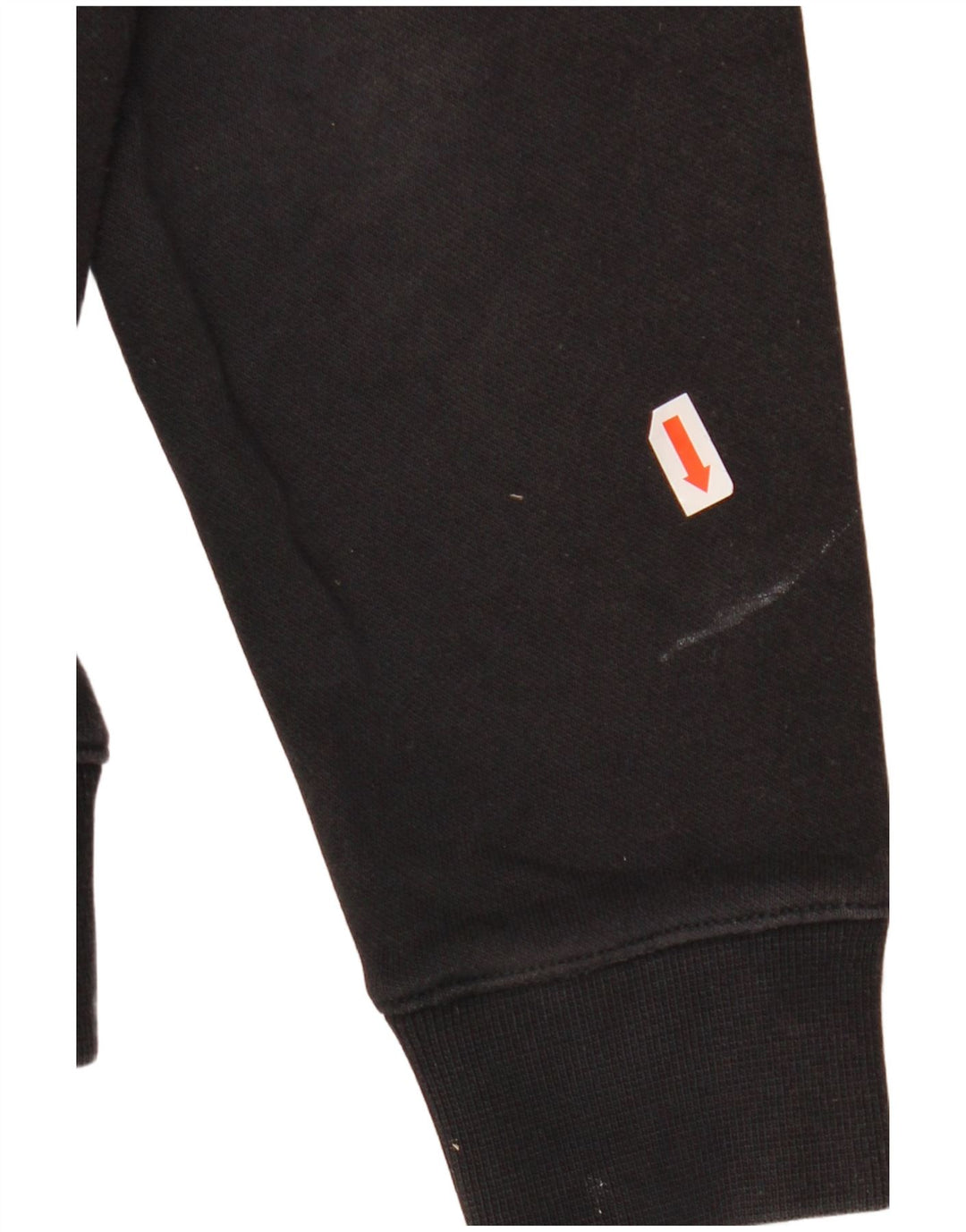 Женский укороченный джемпер с капюшоном оверсайз CHAMPION UK 6 XS, черный хлопок