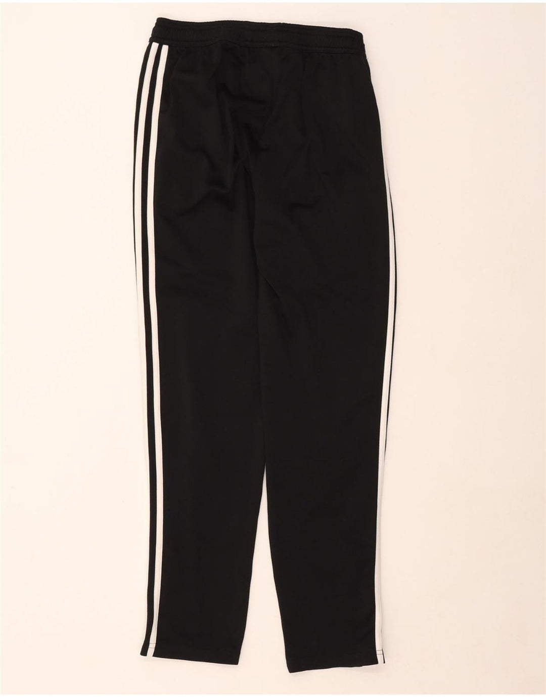 ADIDAS Boys Tracksuit Trousers 13-14 Years  Black Polyester