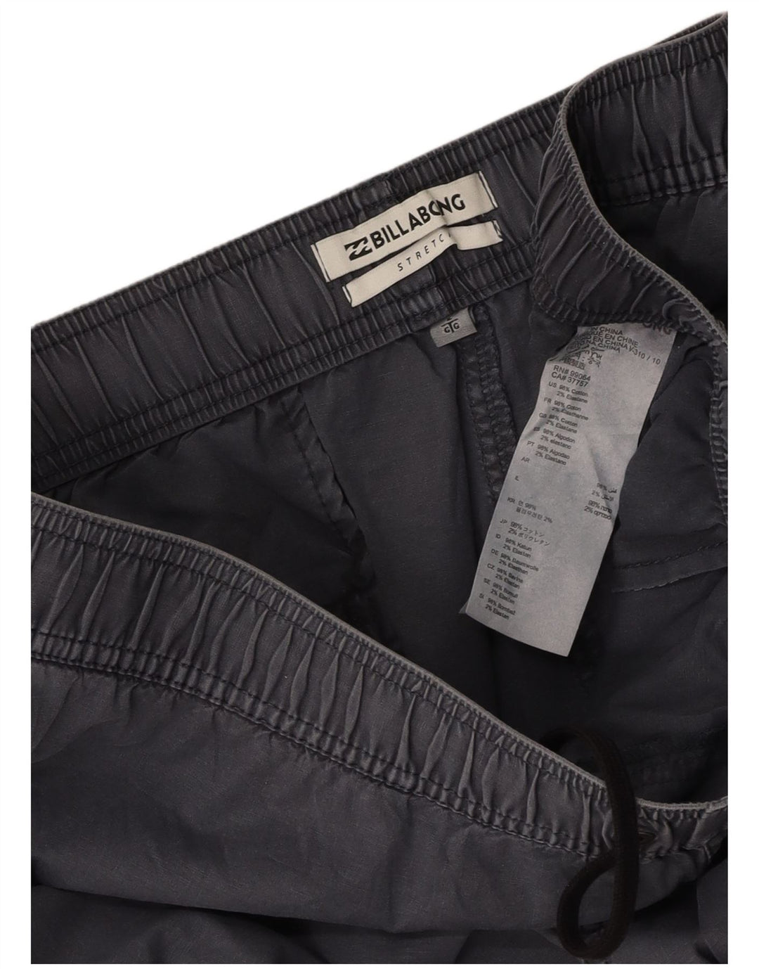 BILLABONG Мужские повседневные шорты, большие W34, темно-синие, хлопковые