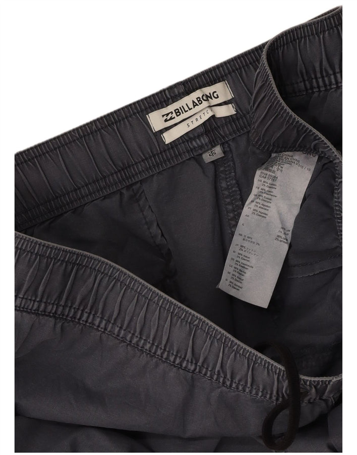 BILLABONG Мужские повседневные шорты, большие W34, темно-синие, хлопковые