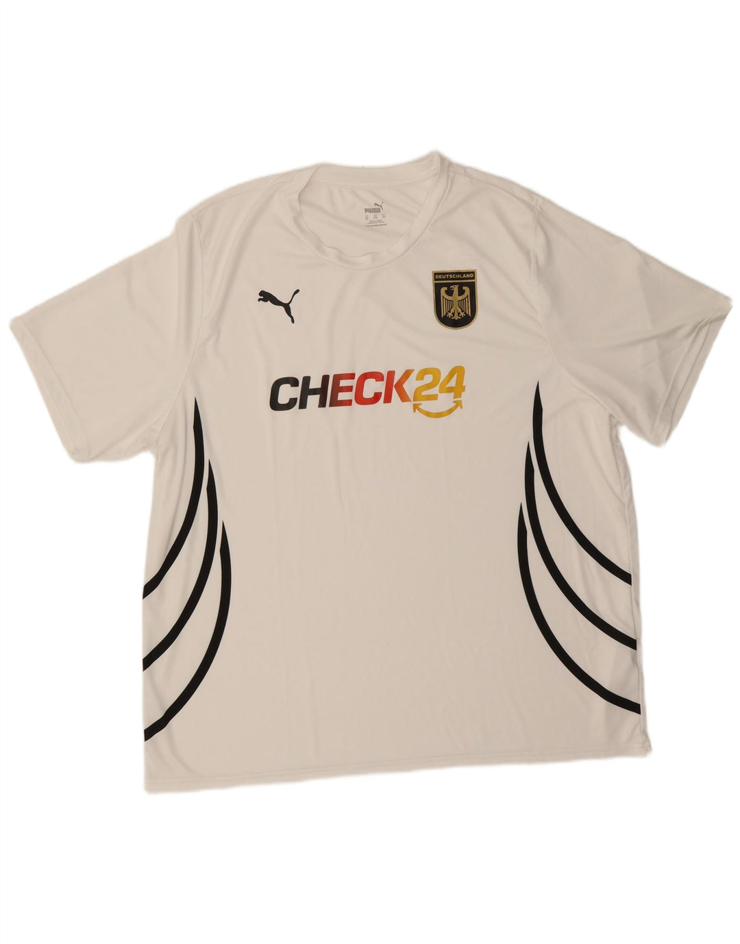 Мужская футболка с рисунком Puma Deutshland 3XL, белый полиэстер