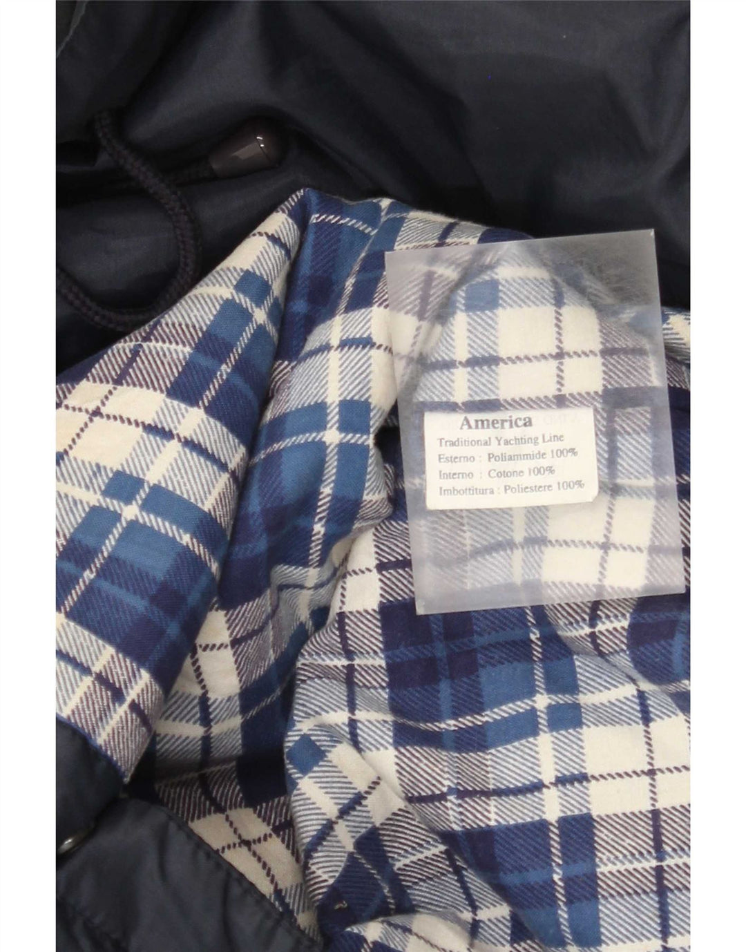 Мужская ветровка America UK 42 XL из полиэстера темно-синего цвета