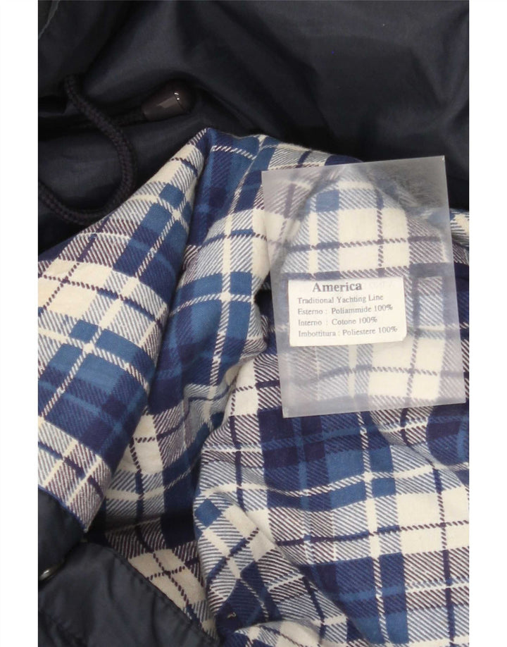 Мужская ветровка America UK 42 XL из полиэстера темно-синего цвета