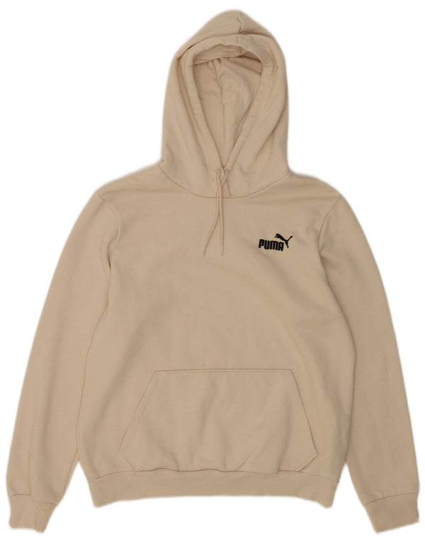 Женский джемпер с капюшоном PUMA UK 16, большой, бежевый, хлопок