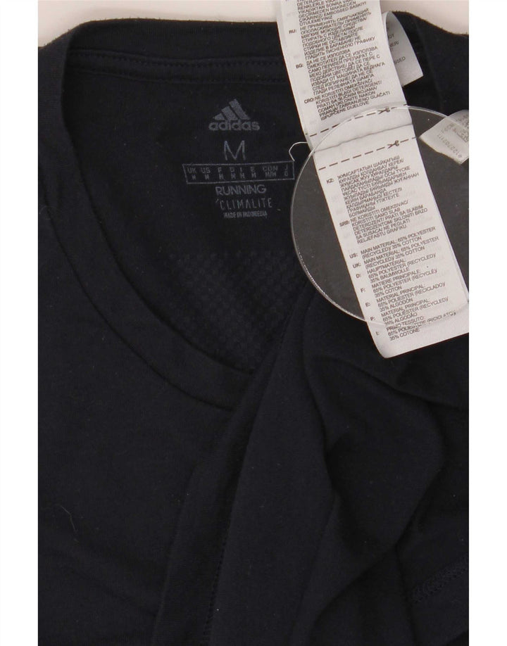 Мужская футболка Adidas Climalite, средний темно-синий, полиэстер
